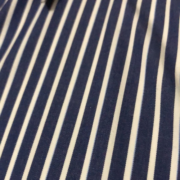 Wmns Ralph Lauren Dress Shirt-Blue & White-Sz M-Cotton - Picture 4 of 15